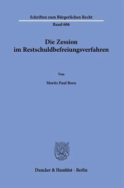 Cover Die Zession im Restschuldbefreiungsverfahren