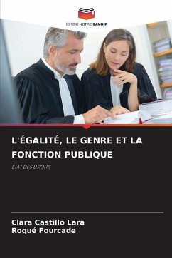 Cover L'ÉGALITÉ, LE GENRE ET LA FONCTION PUBLIQUE