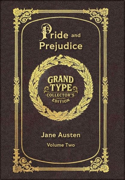 Large Print - Pride and Prejudice, Volume 2 of 2 - Grand Type Collector's Edition - Matte Hardcover with Dust Jacket Large Print - Pride and Prejudice, Volume 2 of 2 - Grand Type Collector's Edition - Matte Hardcover with Dust Jacket