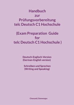 Cover Handbuch zur Prüfungsvorbereitung telc Deutsch C1 Hochschule (Exam Preparation Guide for the telc Deutsch C1 Hochschule exam)