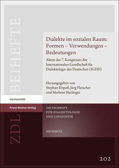Cover Dialekte im sozialen Raum: Formen - Verwendungen - Bedeutungen