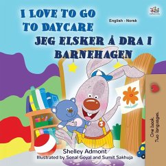 Cover I Love to Go to Daycare (English Norwegian Bilingual Book)