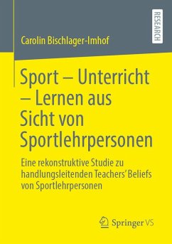 Cover Sport - Unterricht - Lernen aus Sicht von Sportlehrpersonen
