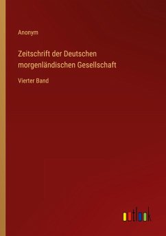 Cover Zeitschrift der Deutschen morgenländischen Gesellschaft