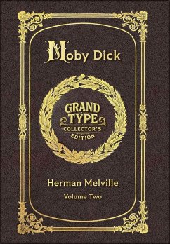 Cover Large Print - Moby Dick, Volume 2 of 3 - Grand Type Collector's Edition - Matte Hardcover with Dust Jacket