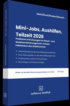 Mini-Jobs, Aushilfen, Teilzeit 2026 - Abels, Andreas; Pauken, Thomas; Deck, Wolfgang; Rausch, Rainer