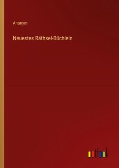 Cover Neuestes Räthsel-Büchlein