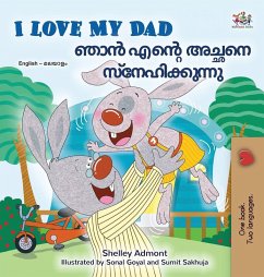 Cover I Love My Dad (English Malayalam Bilingual Book)