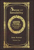 Large Print - Sense and Sensibility, Volume 2 of 2 - Grand Type Collector's Edition - Matte Hardcover with Dust Jacket