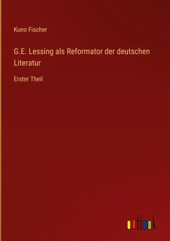 Cover G.E. Lessing als Reformator der deutschen Literatur