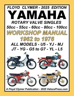 Cover YAMAHA 1962-1976 ROTARY VALVE SINGLES ALL MODELS 50cc - 55cc - 60cc - 80cc - 100cc WORKSHOP MANUAL
