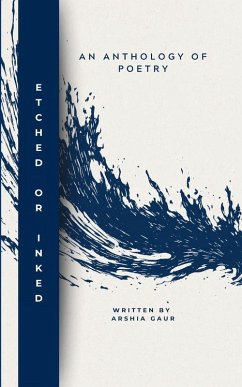 Cover Etched or Inked an Anthology of Poetry