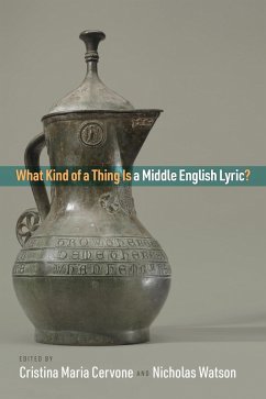 Cover What Kind of a Thing Is a Middle English Lyric? (eBook, ePUB)