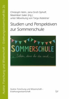 Cover Studien und Perspektiven zur Sommerschule