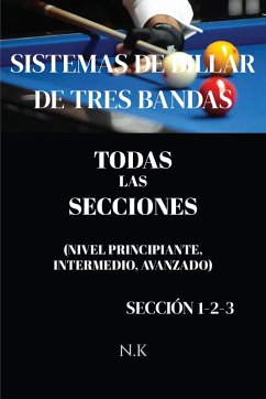 Cover Sistemas De Billar De Tres Bandas - Todas Las Secciones - Sección 1-2-3 (DE PRINCIPIANTE A MAESTRO, #4) (eBook, ePUB)
