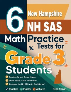 6 New Hampshire NH SAS Math Practice Tests for Grade 3 Students - Nazari, Reza