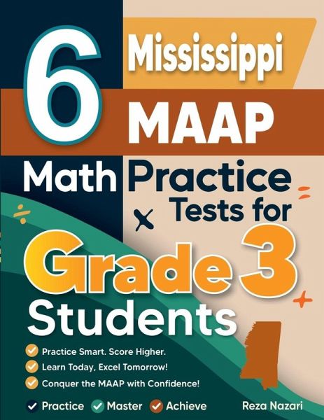 6 Mississippi MAAP Math Practice Tests for Grade 3 Students