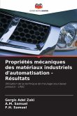 Propriétés mécaniques des matériaux industriels d'automatisation - Résultats