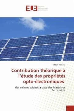 Cover Contribution théorique à l'étude des propriétés opto-électroniques