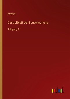 Cover Centralblatt der Bauverwaltung