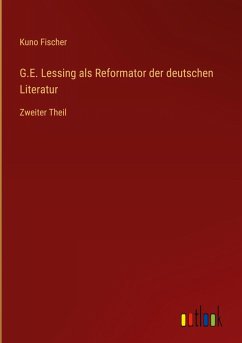 Cover G.E. Lessing als Reformator der deutschen Literatur