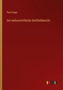 Cover Der keilinschriftliche Sintfluthbericht