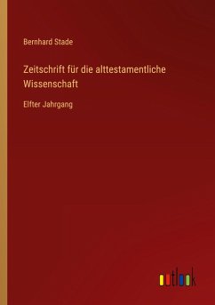 Cover Zeitschrift für die alttestamentliche Wissenschaft