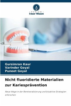 Nicht fluoridierte Materialien zur Kariesprävention - Kaur, Gursimran;Goyal, Varinder;Goyal, Puneet Nicht fluoridierte Materialien zur Kariesprävention - Kaur, Gursimran;Goyal, Varinder;Goyal, Puneet
