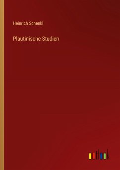 Cover Plautinische Studien