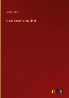 Cover Durch Gosen zum Sinai