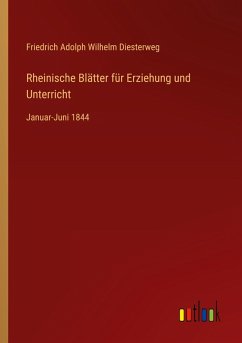 Cover Rheinische Blätter für Erziehung und Unterricht