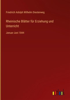 Cover Rheinische Blätter für Erziehung und Unterricht