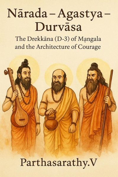Narada - Agastya - Durvasa - The Drekka¿a (D-3) of Ma¿gala and the Architecture of Courage (Astrology/Jyotish, #1) (eBook, ePUB) Narada - Agastya - Durvasa - The Drekka¿a (D-3) of Ma¿gala and the Architecture of Courage (Astrology/Jyotish, #1) (eBook, ePUB)