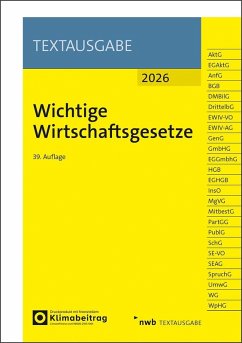 Cover Wichtige Wirtschaftsgesetze