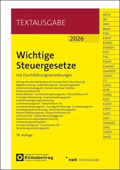 Cover Wichtige Steuergesetze