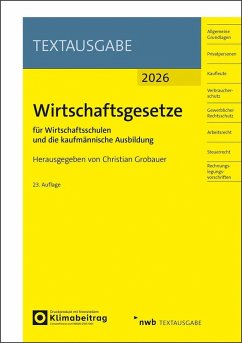 Cover Wirtschaftsgesetze für Wirtschaftsschulen und die kaufmännische Ausbildung