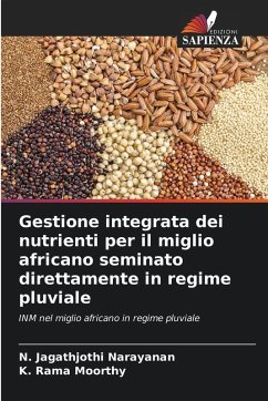 Cover Gestione integrata dei nutrienti per il miglio africano seminato direttamente in regime pluviale