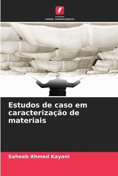 Cover Estudos de caso em caracterização de materiais