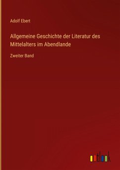 Cover Allgemeine Geschichte der Literatur des Mittelalters im Abendlande
