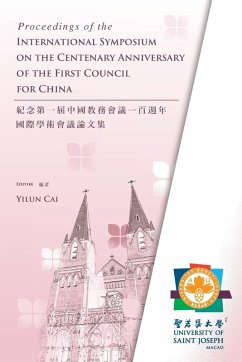 Cover Proceedings of the International Symposium on the Centenary of the First Council for China (1924-2024)
