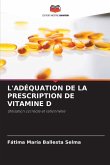 L'ADÉQUATION DE LA PRESCRIPTION DE VITAMINE D