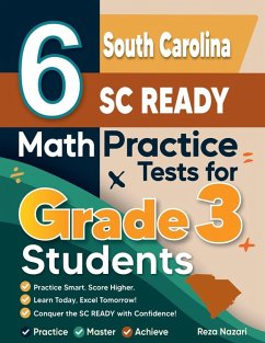 6 South Carolina SC READY Math Practice Tests for Grade 3 Students - Nazari, Reza
