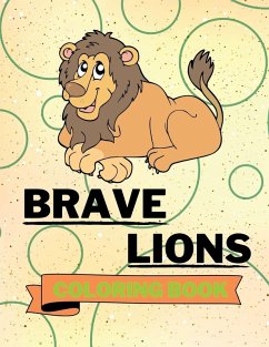 Cover Brave Lions Coloring Book