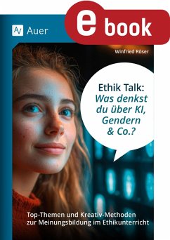 Cover Ethik Talk: Was denkst du über KI, Gendern & Co.? (eBook, PDF)