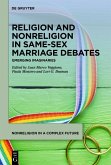 Religion and Nonreligion in Same Sex Marriage Debates (eBook, ePUB)