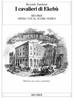 Cover R. Zandonai I Cavalieri Di Ekebu' Canto (O Voce Recit) E Pianoforte