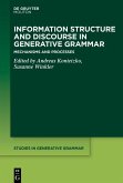 Information Structure and Discourse in Generative Grammar (eBook, ePUB)