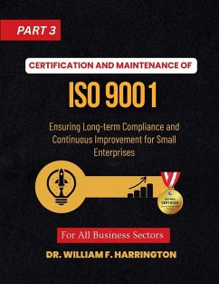 Cover Certification and Maintenance of ISO 9001