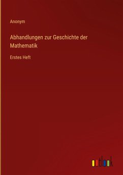 Cover Abhandlungen zur Geschichte der Mathematik