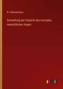 Darstellung der Dioptrik des normalen, menschlichen Auges